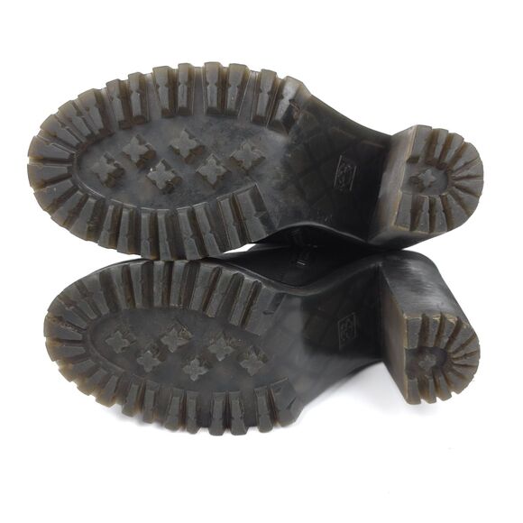 Dr Martens Magdalena Leather Heeled Chelsea Boots Platform Y2k Grunge Minimal 7 - Picture 8 of 8